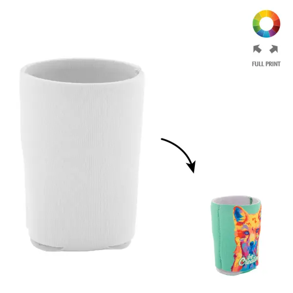 Coprilattina termoisolante in RPET PRINTCAN 0,33l - Immagine 1