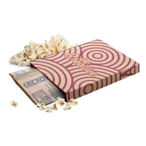 Confezione popcorn CreaPop Eco 100g con stampa a colori - Immagine 2