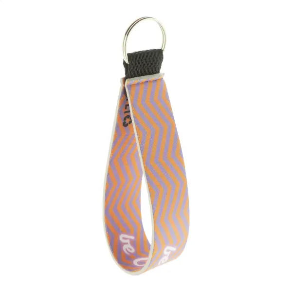 Portachiavi in RPET personalizzabile STRAPPY - Immagine 1
