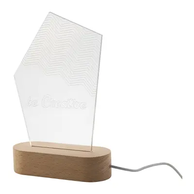Trofeo con illuminazione a LED WOODIFY