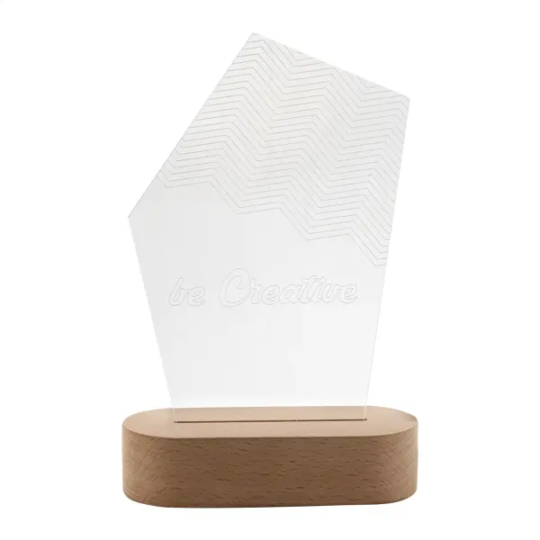 Trofeo con illuminazione a LED WOODIFY - Immagine 3