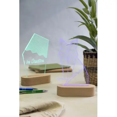 Trofeo con illuminazione a LED WOODIFY - Immagine 5