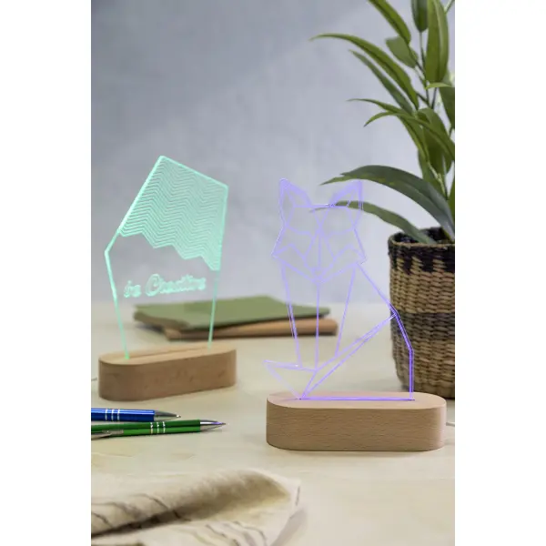 Trofeo con illuminazione a LED WOODIFY - Immagine 5