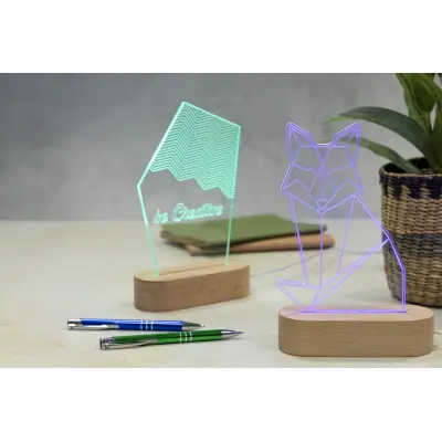 Trofeo con illuminazione a LED WOODIFY - Immagine 7