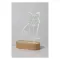 Trofeo con illuminazione a LED WOODIFY - Anteprima 26