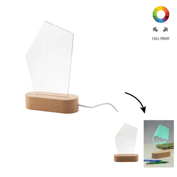 Trofeo con illuminazione a LED WOODIFY - Immagine 1