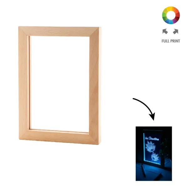 Trofeo con illuminazione a LED WOODIFRAME - Immagine 1