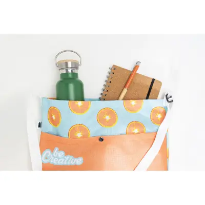 Borsa a tracolla SUBOBAG SHOULDER 600D in RPET personalizzata - Immagine 7