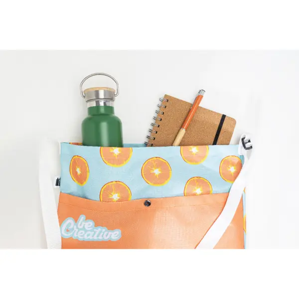 Borsa a tracolla SUBOBAG SHOULDER 600D in RPET personalizzata - Immagine 7