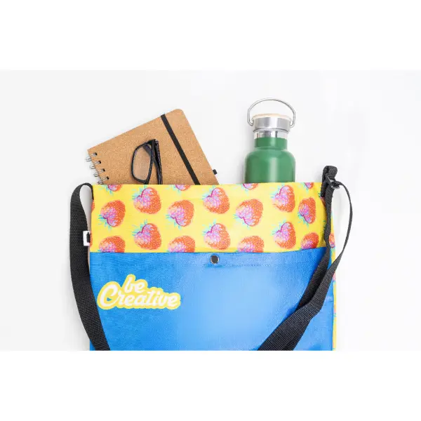 Borsa a tracolla SUBOBAG SHOULDER 600D in RPET personalizzata - Immagine 10