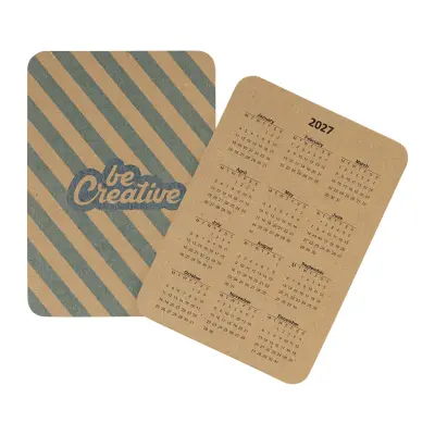 Calendario tascabile personalizzabile CREADATE POCKET ECO - Immagine 1