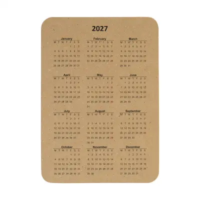 Calendario tascabile personalizzabile CREADATE POCKET ECO - Immagine 3