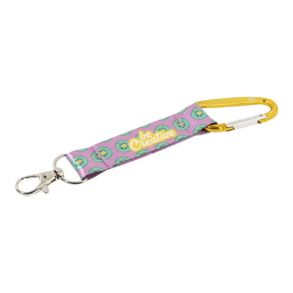 Portachiavi SUBORING DOUBLE personalizzato in sublimazione 2 lati - Immagine 2