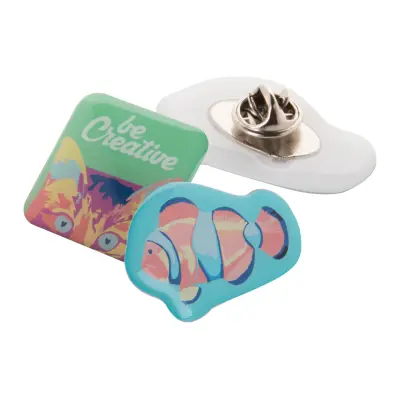 Spilla in metallo personalizzabile EPOBADGE MIDI