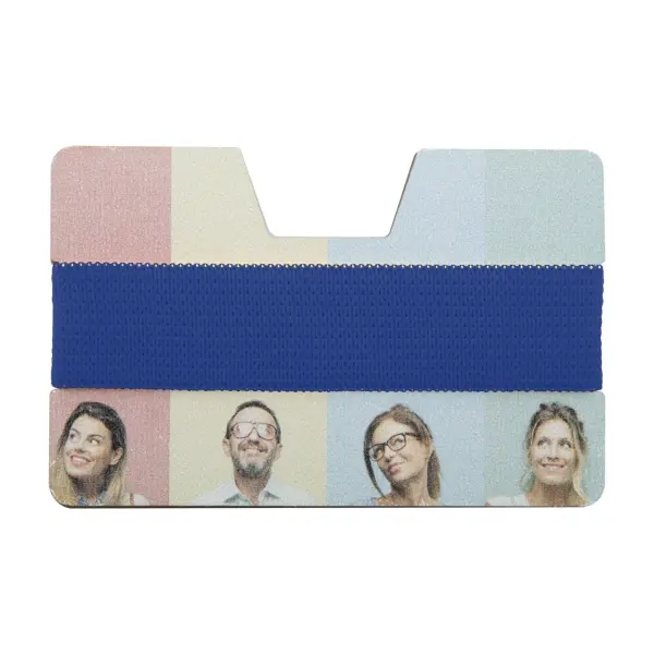 Porta carte di credito STRICARD con cinturino elastico in gomma - Immagine 5