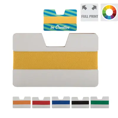 Porta carte di credito STRICARD con cinturino elastico in gomma