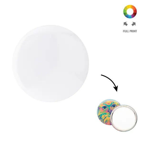 Spilla Badge, Con Specchietto BeautyBadge - Immagine 1