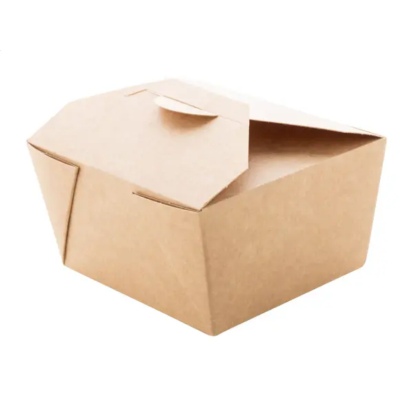 Scatola per takeaway DELIBOX 750 750ml in cartoncino kraft con PE - Immagine 1