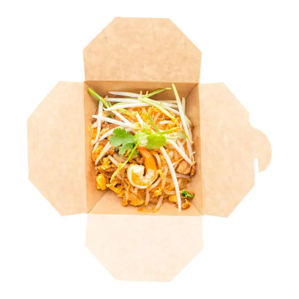 Scatola per takeaway DELIBOX 1300 1300ml in cartoncino kraft - Immagine 4