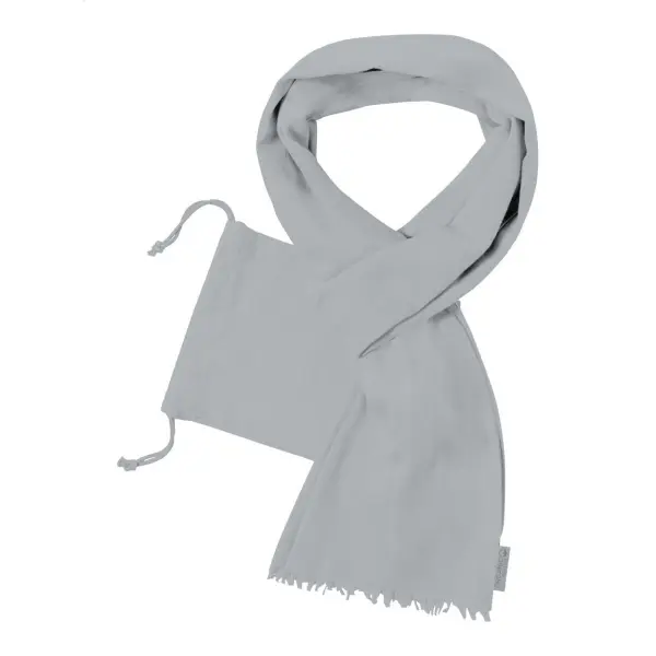 Sciarpa in cotone organico SPEER con stampa logo - Immagine 3