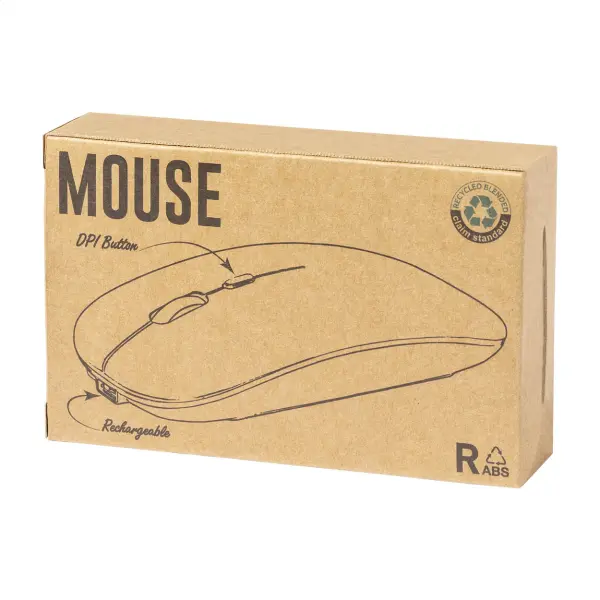 Mouse ottico in ABS riciclato RABICK - Immagine 6