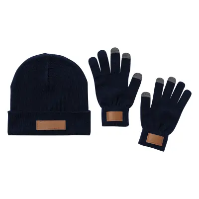 Set cappello e guanti PASHEN in acrilico con stampa del tuo logo - Immagine 2
