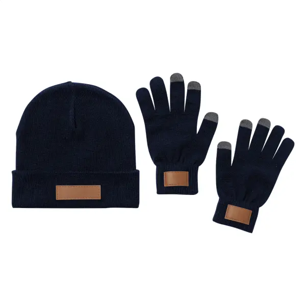 Set cappello e guanti PASHEN in acrilico con stampa del tuo logo - Immagine 2