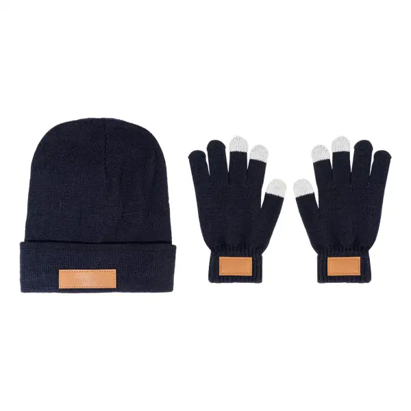 Set cappello e guanti PASHEN in acrilico con stampa del tuo logo - Immagine 3