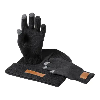 Set cappello e guanti PASHEN in acrilico con stampa del tuo logo - Immagine 10