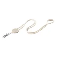 Lanyard STRICO in cotone con moschettone e fibbia di sicurezza