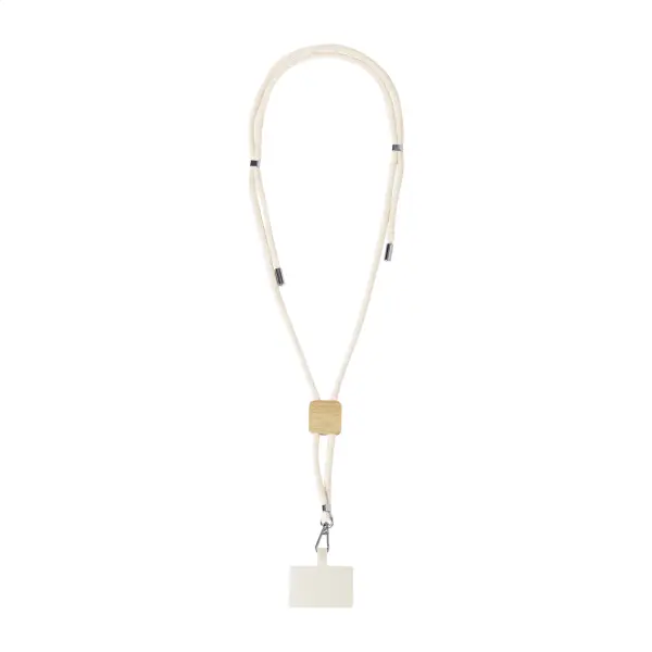 Lanyard porta cellulare COHOL NECK in cotone regolabile - Immagine 2