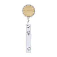 Porta pass TRACKS promozionale in paglia di grano e bambù