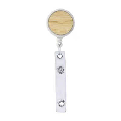 Porta pass TRACKS promozionale in paglia di grano e bambù