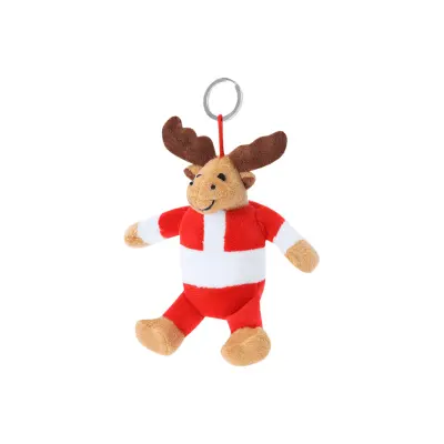 Portachiavi natalizio di peluche VELIN 5 cm con stampa del tuo logo - Immagine 6