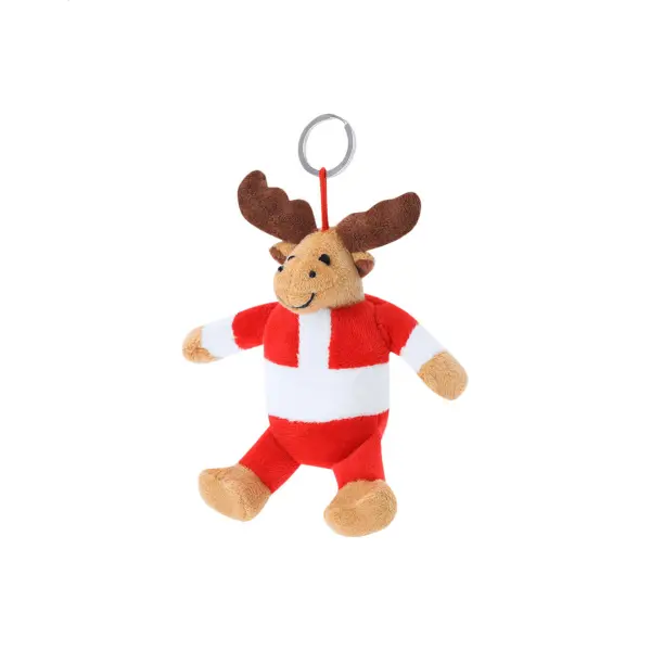 Portachiavi natalizio di peluche VELIN 5 cm con stampa del tuo logo - Immagine 6