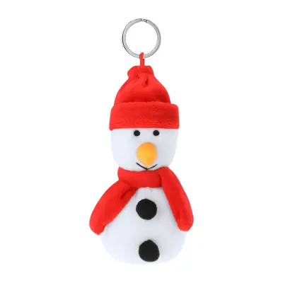 Portachiavi natalizio di peluche VELIN 5 cm con stampa del tuo logo - Immagine 1
