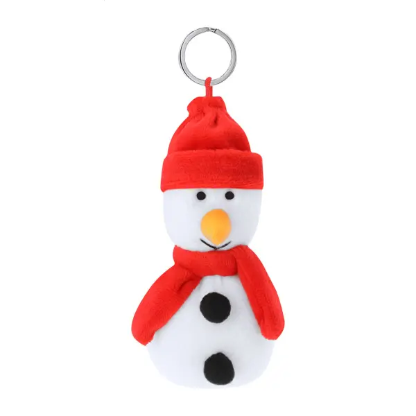 Portachiavi natalizio di peluche VELIN 5 cm con stampa del tuo logo - Immagine 1