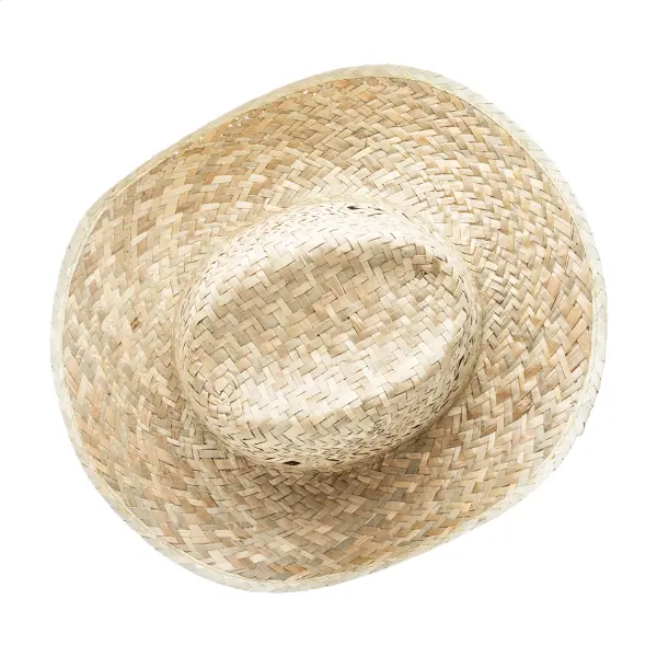 Cappello Duneo in paglia da cowboy con nastro personalizzato - Immagine 4
