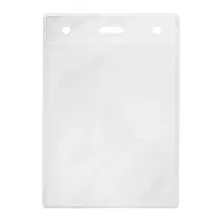 Porta badge HISSOL con stampa, 8,4x11,9 cm in plastica