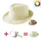 Cappello Strawra in erba marina con nastro personalizzato - Anteprima 1