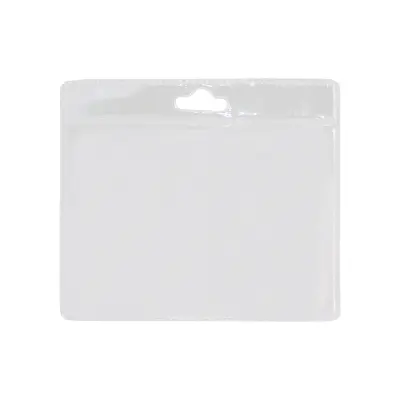 Porta badge VIMMOL in plastica trasparente con stampa