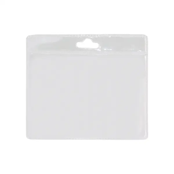 Porta badge VIMMOL in plastica trasparente con stampa - Immagine 1