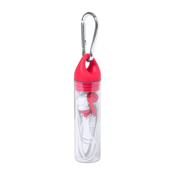 Auricolari KELTY con jack 3,5 mm, custodia con moschettone - Immagine 1