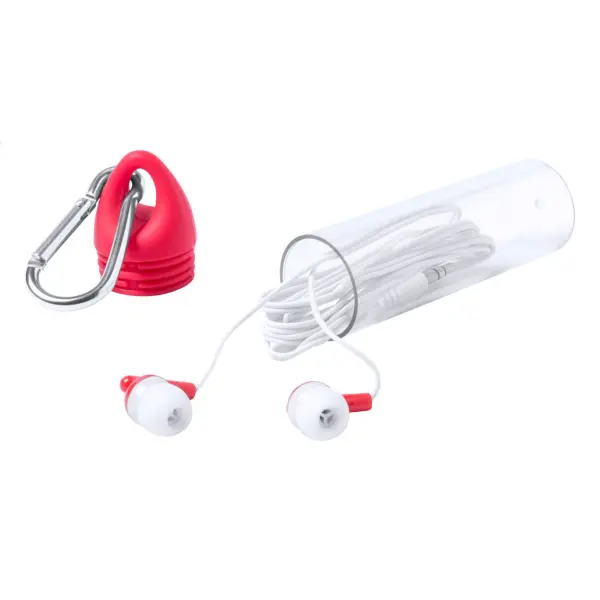Auricolari KELTY con jack 3,5 mm, custodia con moschettone - Immagine 2
