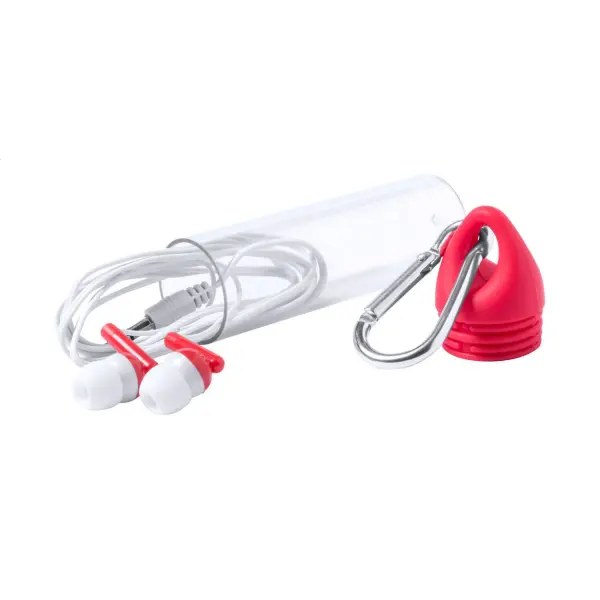 Auricolari KELTY con jack 3,5 mm, custodia con moschettone - Immagine 3