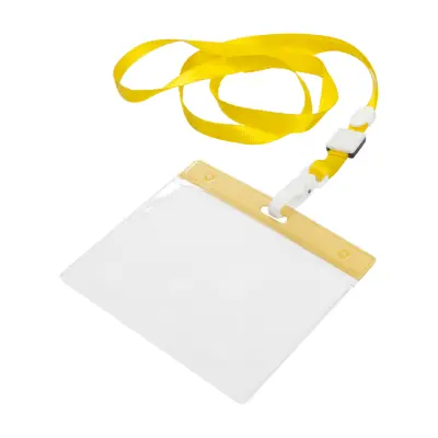 Lanyard porta badge BALLEK in poliestere promozionale con moschettone - Immagine 4