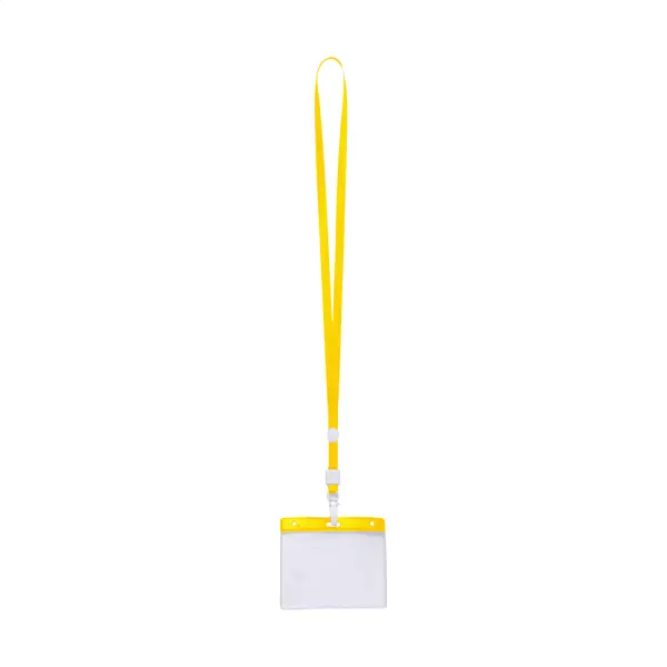 Lanyard porta badge BALLEK in poliestere promozionale con moschettone - Immagine 5