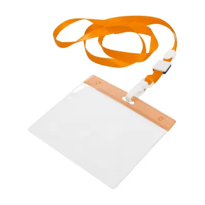Lanyard porta badge BALLEK in poliestere promozionale con moschettone - Immagine 13