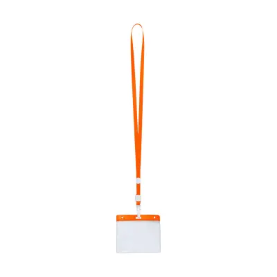 Lanyard porta badge BALLEK in poliestere promozionale con moschettone - Immagine 14