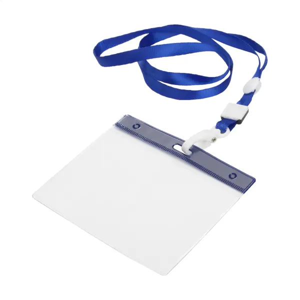 Lanyard porta badge BALLEK in poliestere promozionale con moschettone - Immagine 8